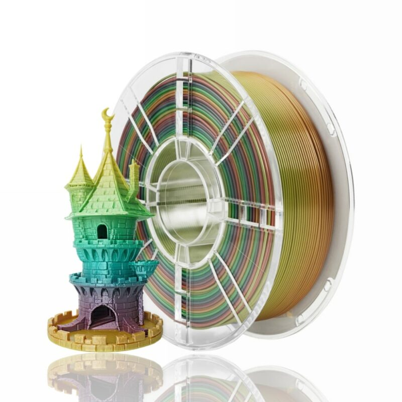 r3d pla silk evolt portugal espana filamento impressao 3d rainbow one