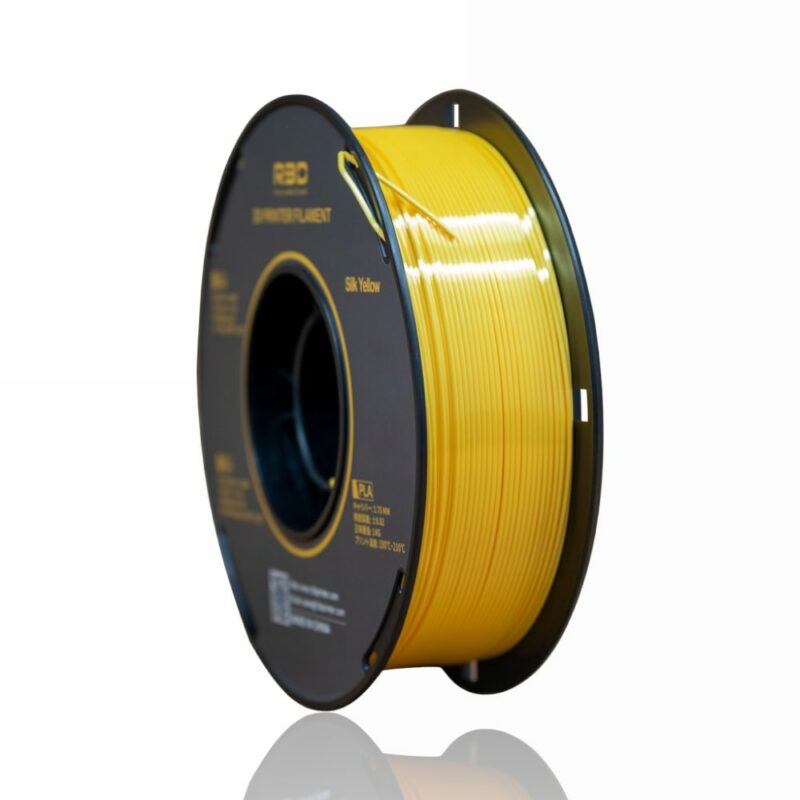 r3d pla silk evolt portugal espana filamento impressao 3d yellow