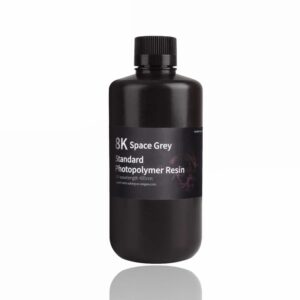 1000g Resina Impressão 3D Fotopolímero 8K Standard Space Grey – Elegoo Mars