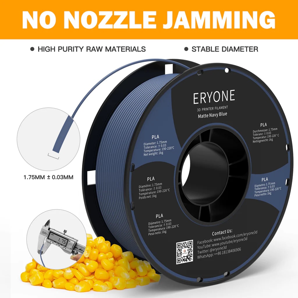 pla matte eryone evolt impress&atilde;o 3D portugal europa mundo worldwide