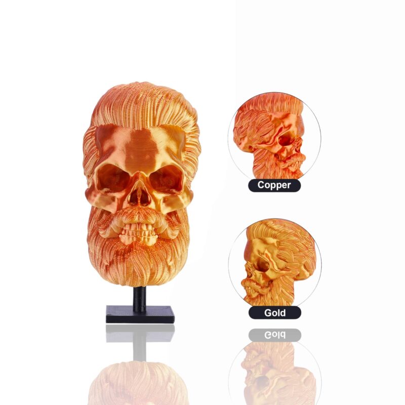 piece pla silk dual color gold copper evolt eryone