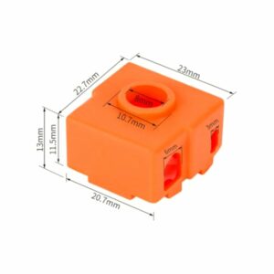 Isolamento de silicone Laranja para Heat Block Creality CR-6 SE – AIMSOAR