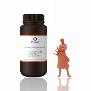 500g Resina Impressão 3D Standard Red Wax (Red Orange) – ERYONE