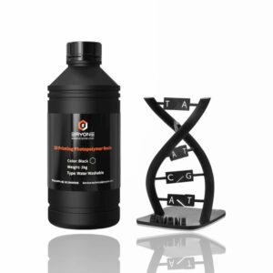 1000g Resina Impressão 3D Black (Lavável em Água) – ERYONE