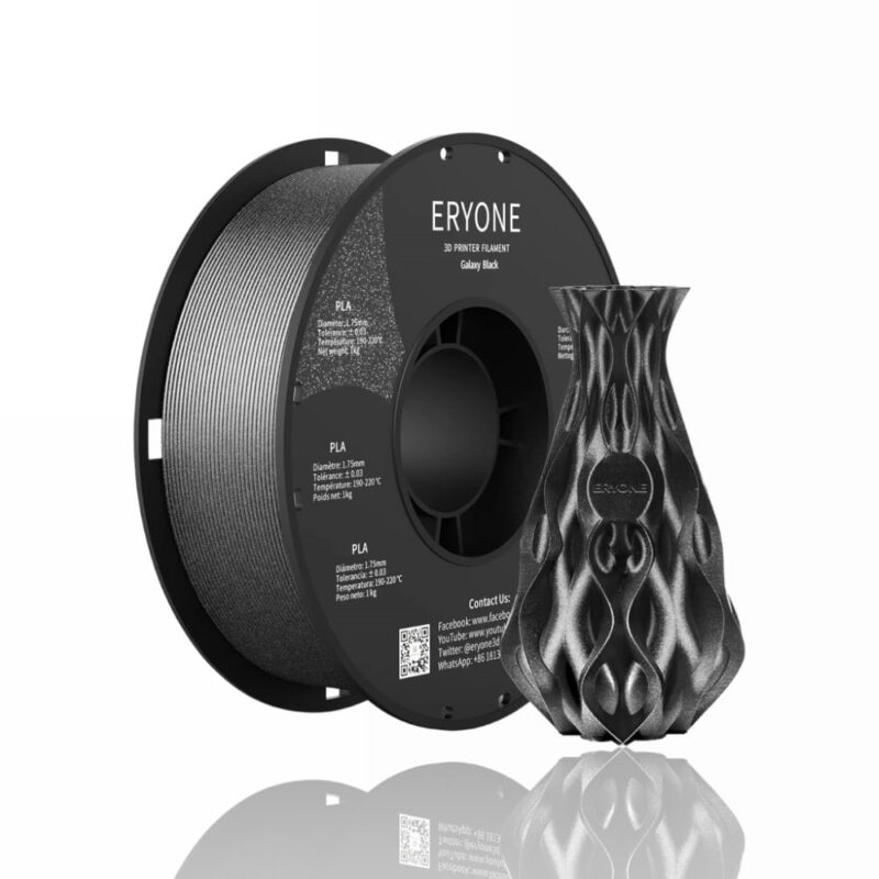 pla galaxy eryone evolt portugal espana filamento impressao 3d black