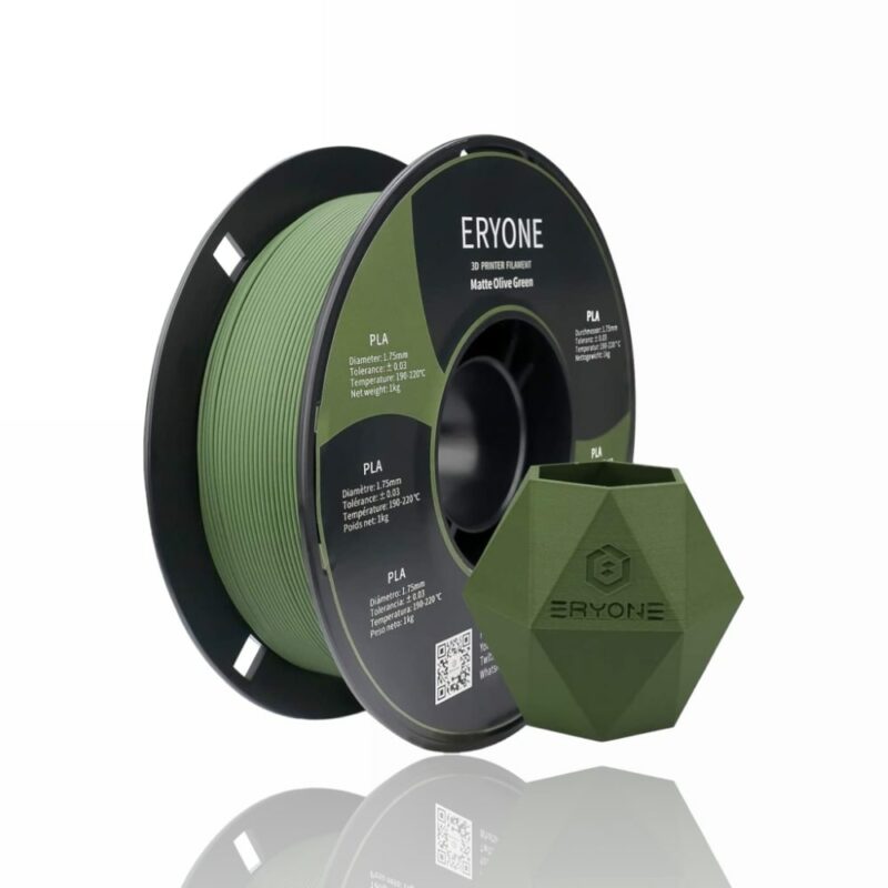 pla matte eryone evolt portugal espana filamento impressao 3d OLIVE GREEN VERDE AZEITONA