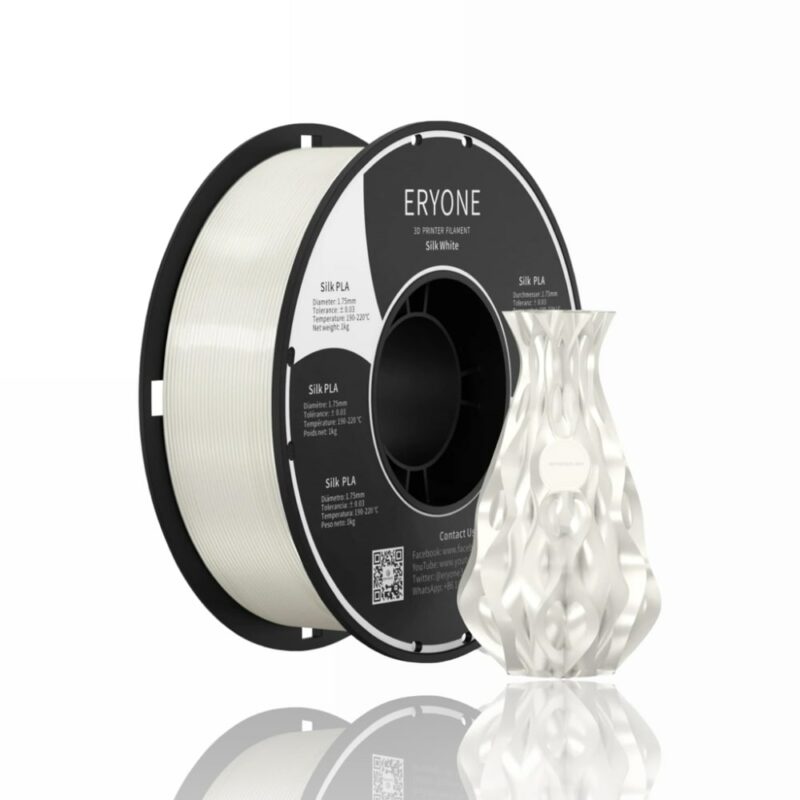pla silk eryone evolt portugal espana filamento impressao 3d white