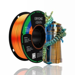 PLA Silk Tri-Color 1kg (Orange + Blue + Green) – ERYONE