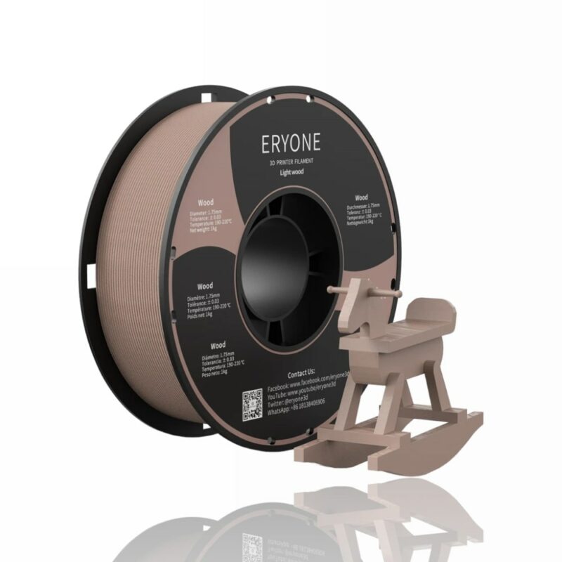 pla special eryone light wood evolt portugal espana filamento impressao 3d