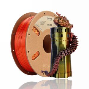 PLA Silk Tri-Color 1kg (Black + Red + Gold) – ERYONE