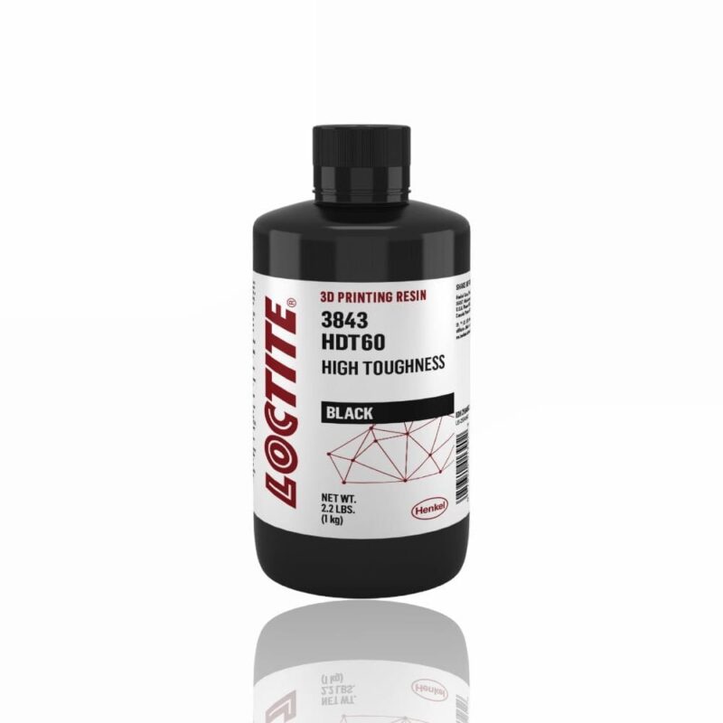 Loctite 3D 3843 HDT60 High Toughness, Matte Black 1kg Portugal Espana Evolt Impressao 3D
