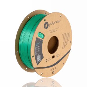 PLA PolyLite Silk 1kg Green – Polymaker – LINHA ANTIGA (Consultar Descrição)