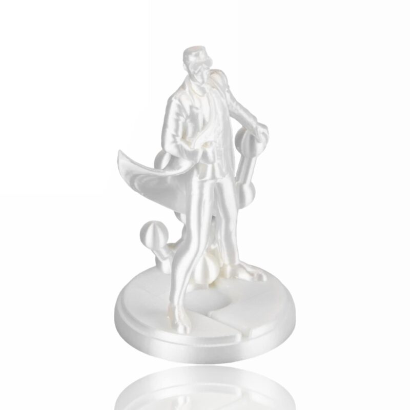 PolyLite Silk PLA white evolt portugal espana filamento impressao 3d