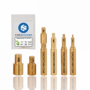 Conjunto Soldering Tips SET V2.1 for M2-M8 for M900/T18 threaded inserts – CNC Kitchen