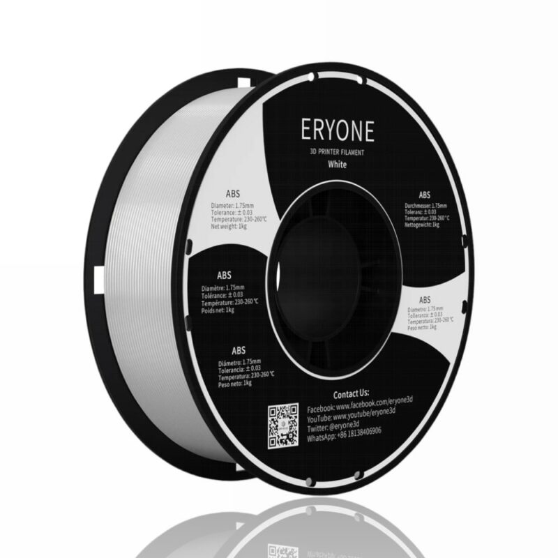 abs eryone white evolt portugal espana filamento impressao 3d