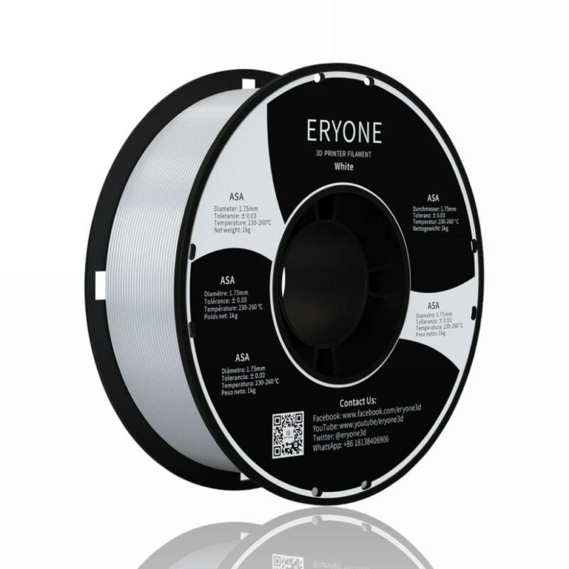 asa eryone white evolt portugal espana filamento impressao 3d