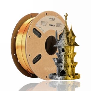 PLA Silk Dual-Color 1kg (Black & Dark Gold) – ERYONE