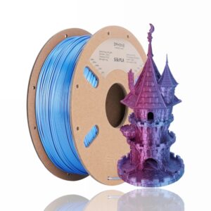 PLA Silk Dual-Color 1kg (Rose Red & Light Blue) – ERYONE