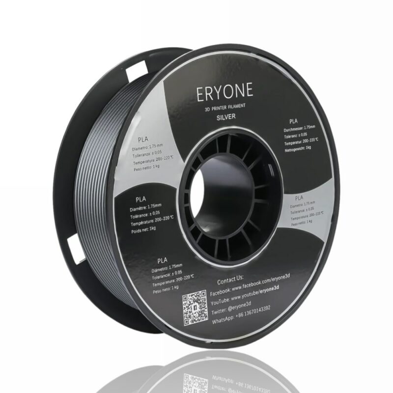 pla standard eryone silver evolt portugal espana filamento impressao 3d