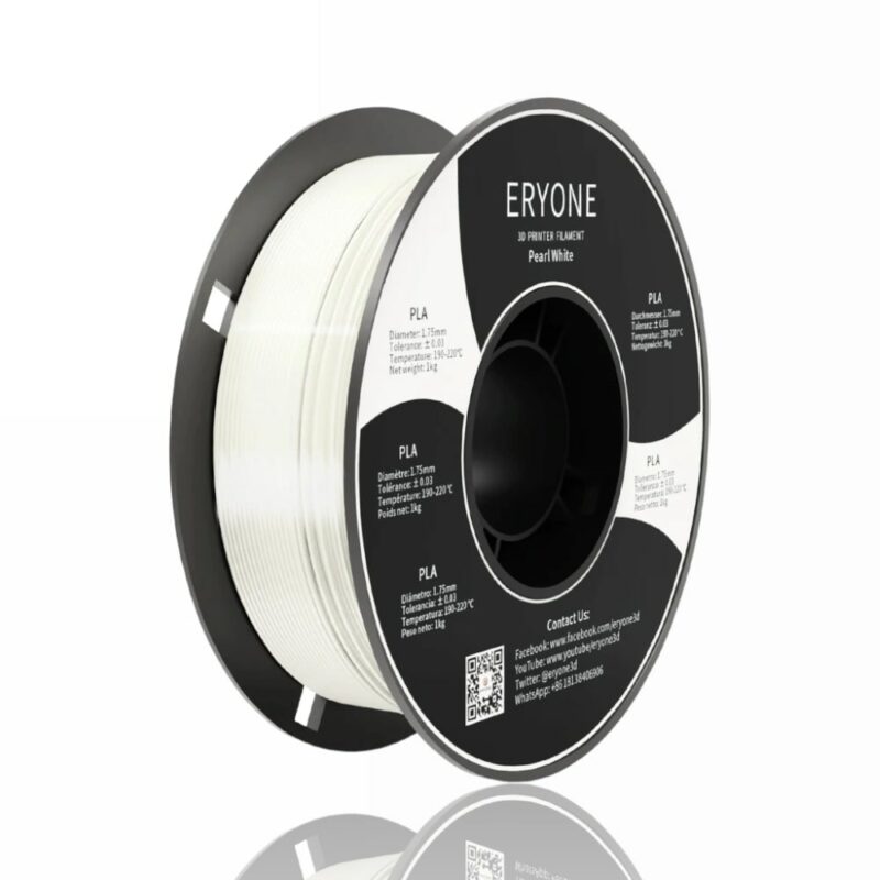 pla standard pearl white violet evolt portugal espana filamento impressao 3d
