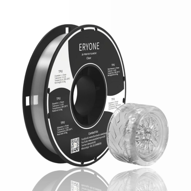 tpu eryone clear transparent evolt portugal espana filamento impressao 3d