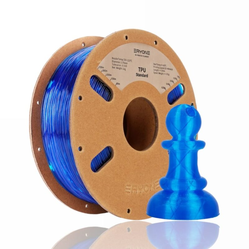 tpu 1kg eryone transparent blue evolt portugal espana impressao 3d