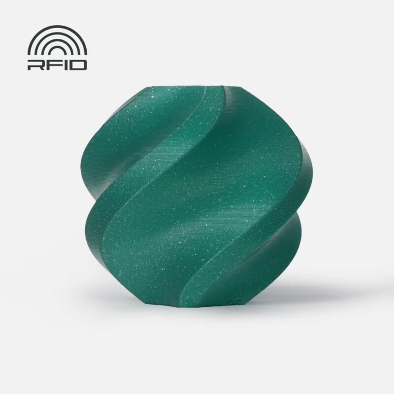 PLA Sparkle Alpine Green Sparkle bambu lab evolt portugal espana filamento impressao 3d