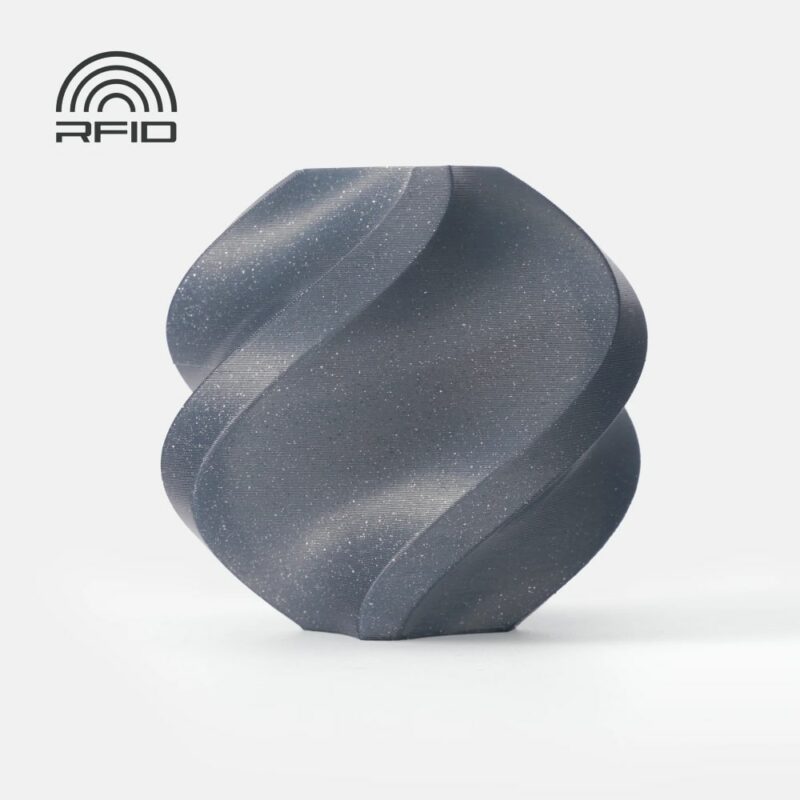 PLA Sparkle Slate Gray bambu lab evolt portugal espana filamento impressao 3d