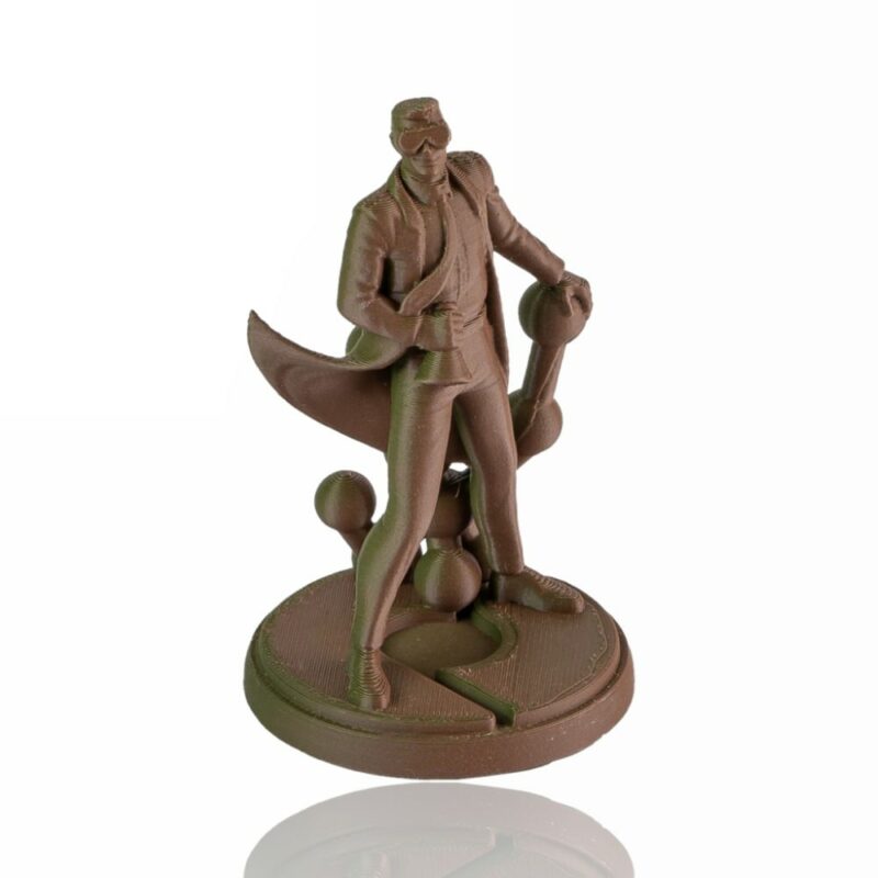 PolyTerra Dual PLA 1.75mm 1kg Camouflage Dark Green Brown evolt portugal espana filamento impressao 3d