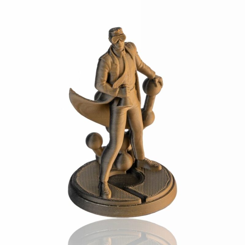 PolyTerra Dual PLA 1.75mm 1kg Shadow Orange Orange Black evolt portugal espana filamento impressao 3d