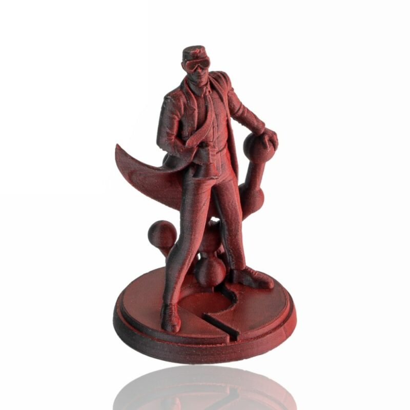 PolyTerra Dual PLA 1.75mm 1kg Shadow-Red-Black-Red evolt portugal espana filamento impressao 3d