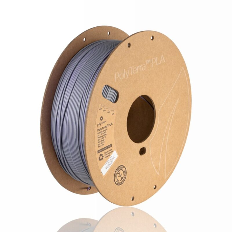 PolyTerra Dual PLA 1.75mm 1kg Foggy Purple (Grey-Purple) evolt portugal espana filamento impressao 3d