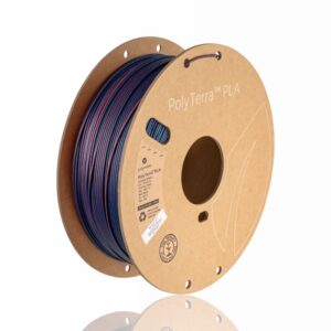 PLA Dual-Color Polyterra 1kg Mixed Berries (Red-Dark Blue) – Polymaker – LINHA ANTIGA (Consultar Descrição)
