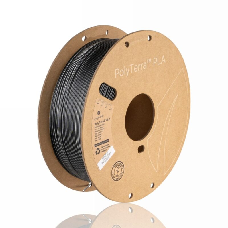 PolyTerra Dual PLA 1.75mm 1kg Shadow Black (Black-white) evolt portugal espana filamento impressao 3d