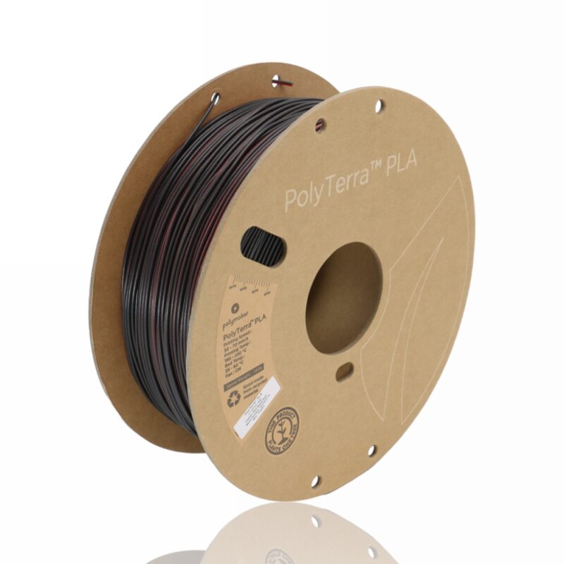 polymaker polyterra pla dual shadow red black red evolt portugal espana filamento impressao 3d