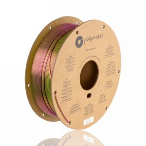 PLA PolyLite Dual Silk 1kg Aubergine Lime-Magenta – Polymaker – LINHA ANTIGA (Consultar Descrição)