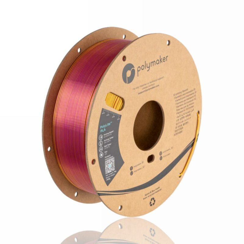 PolyLite Dual Silk PLA 1.75mm 1kg banquet Silk evolt portugal espana filamento impressao 3d