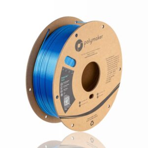 PLA PolyLite Dual Silk 1kg Beluga Silver-Blue – Polymaker – LINHA ANTIGA (Consultar Descrição)