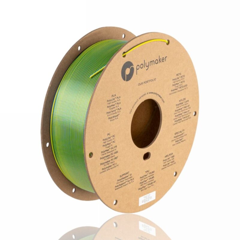 PolyLite Dual Silk PLA 1.75mm 1kg chameleon Silk evolt portugal espana filamento impressao 3d