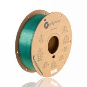 PLA PolyLite Dual Silk 1kg Jadeite Green-Chrome – Polymaker – LINHA ANTIGA (Consultar Descrição)