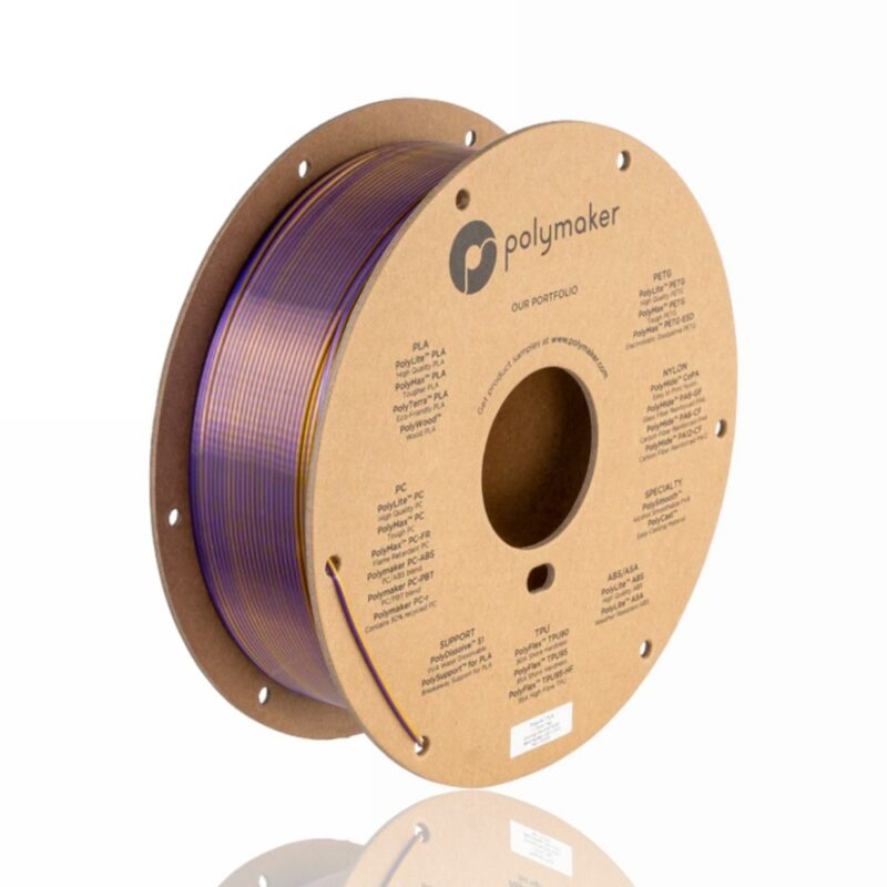 PolyLite Dual Silk PLA 1.75mm 1kg sovereign Silk evolt portugal espana filamento impressao 3d
