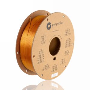 PLA PolyLite Dual Silk 1kg Sunset Gold-Red – Polymaker – LINHA ANTIGA (Consultar Descrição)