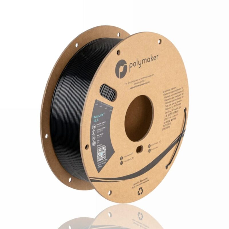 PolyLite PLA 1kg Silk Black evolt portugal espana filamento impressao 3d