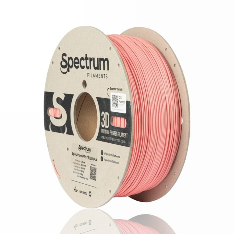 pla pastello flamingo red evolt portugal espana filamento impressao 3d