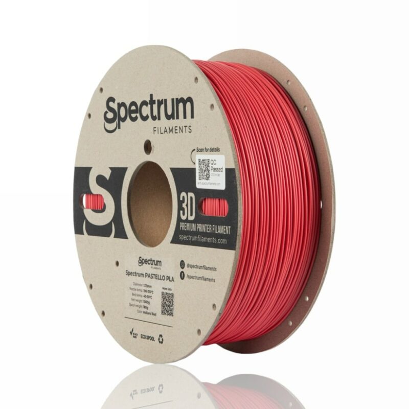 pla pastello holland red evolt portugal espana filamento impressao 3d