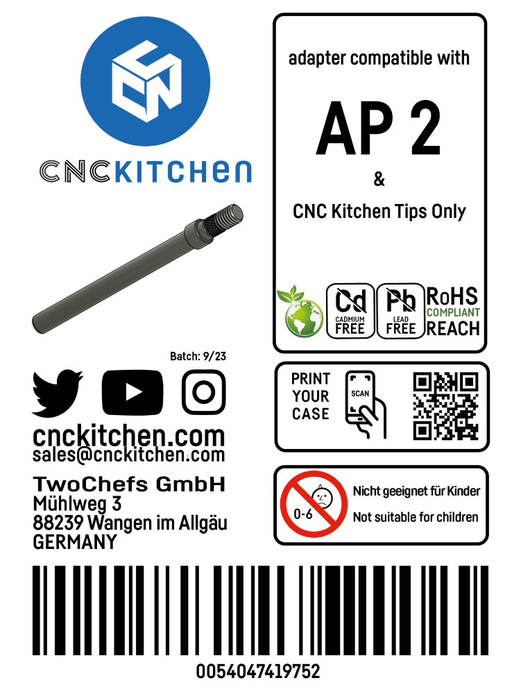 AP2 Adapter Interfaces evolt portugal espana filamento impressao 3d