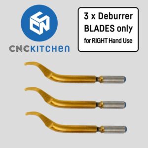 3x Deburrer Standard Blades for Right Hand Use (Standard blades) – CNC Kitchen