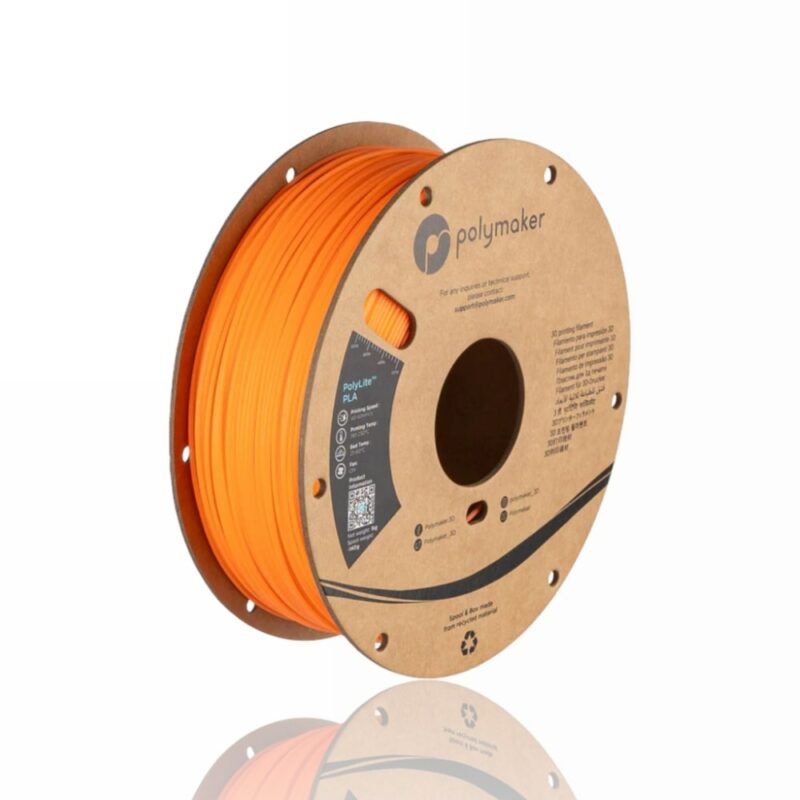 PolyLite orange Luminous PLA evolt portugal espana filamento impressao 3d