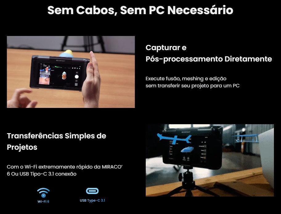 miraco scan revopoint evolt impress&atilde;o 3d print