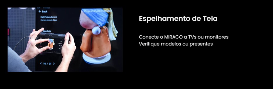 miraco scan revopoint evolt impress&atilde;o 3d print